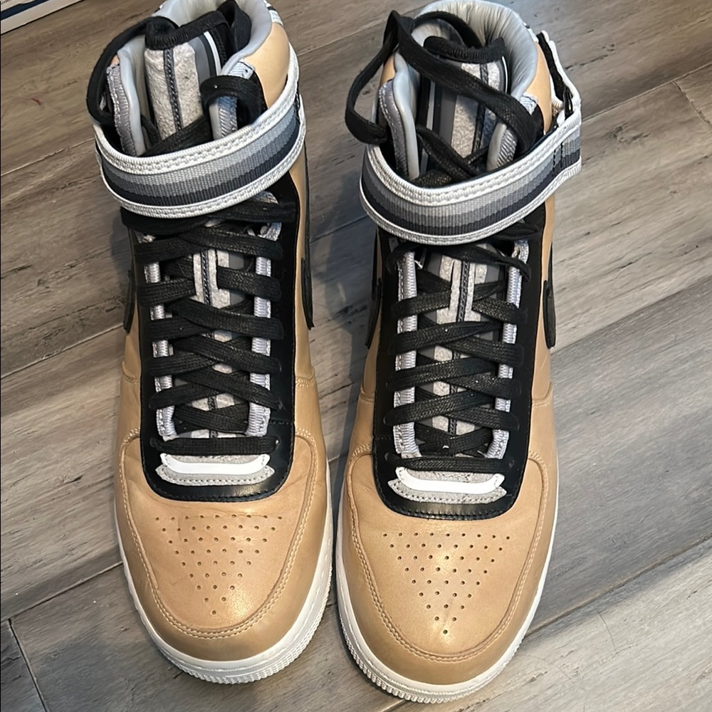 Nike RT High-Top Sneakers - Tan and Black